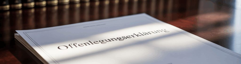 Offenlegungserklärung