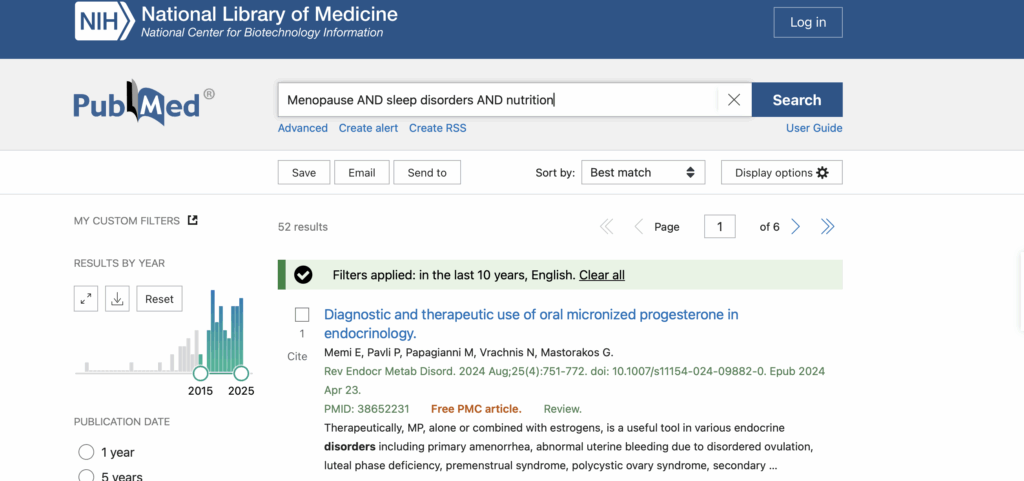 PubMED Literaturrecherche